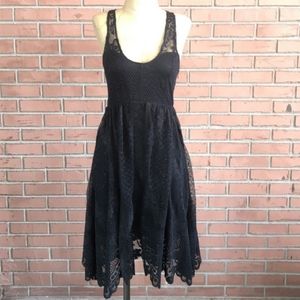 Free People Lacey Black Dress